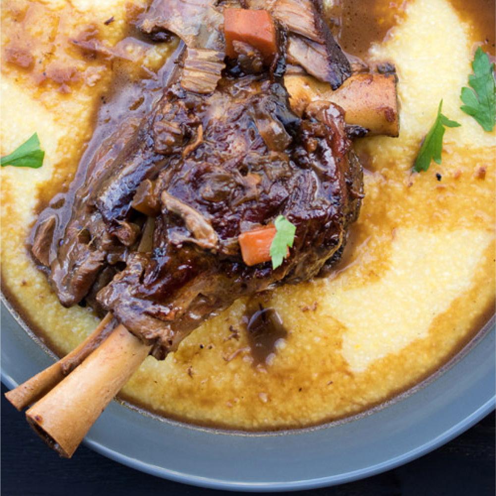 Beef-Braised Lamb Shanks